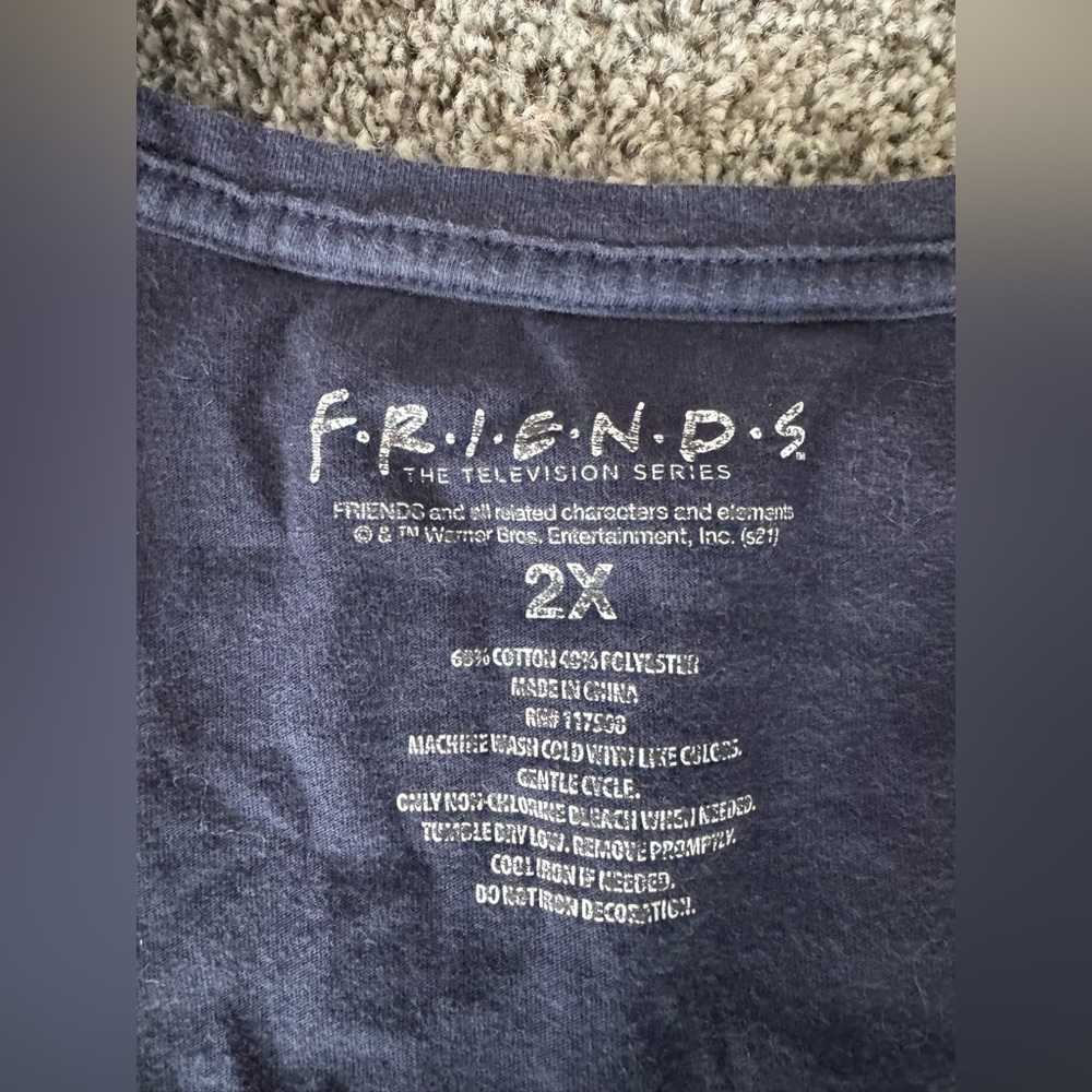 FRIENDS TV Show Cast Photo Graphic Tee Size 2X Unisex - Picture 4 of 8